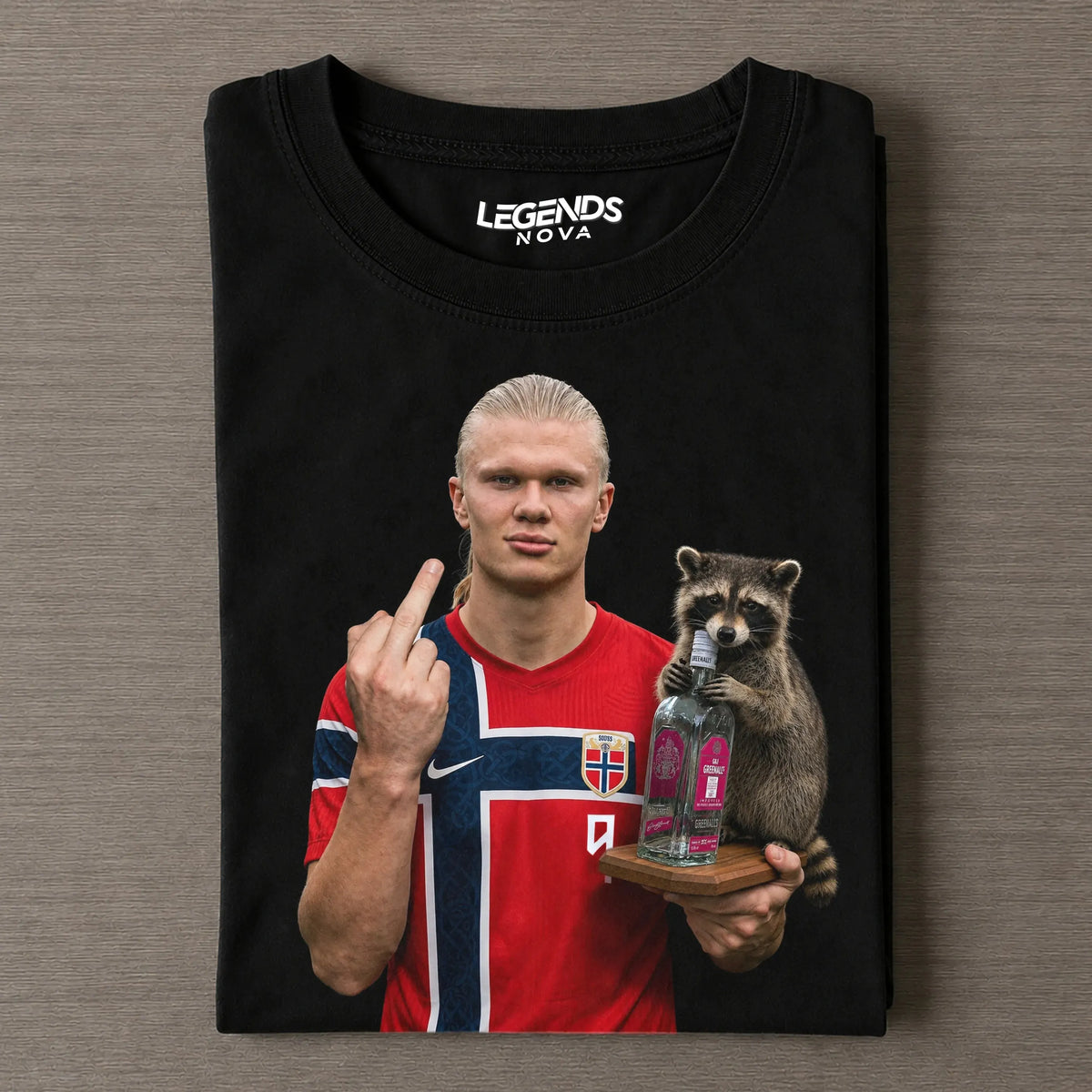 EH & Whiskey Raccoon H-MT-F V2 Tee