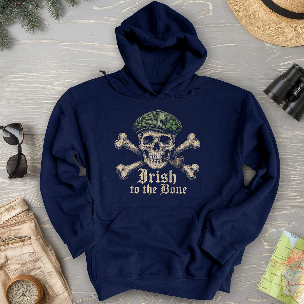 Irish Crossbones Hoodie