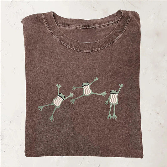 Embroidered Frog T-shirt