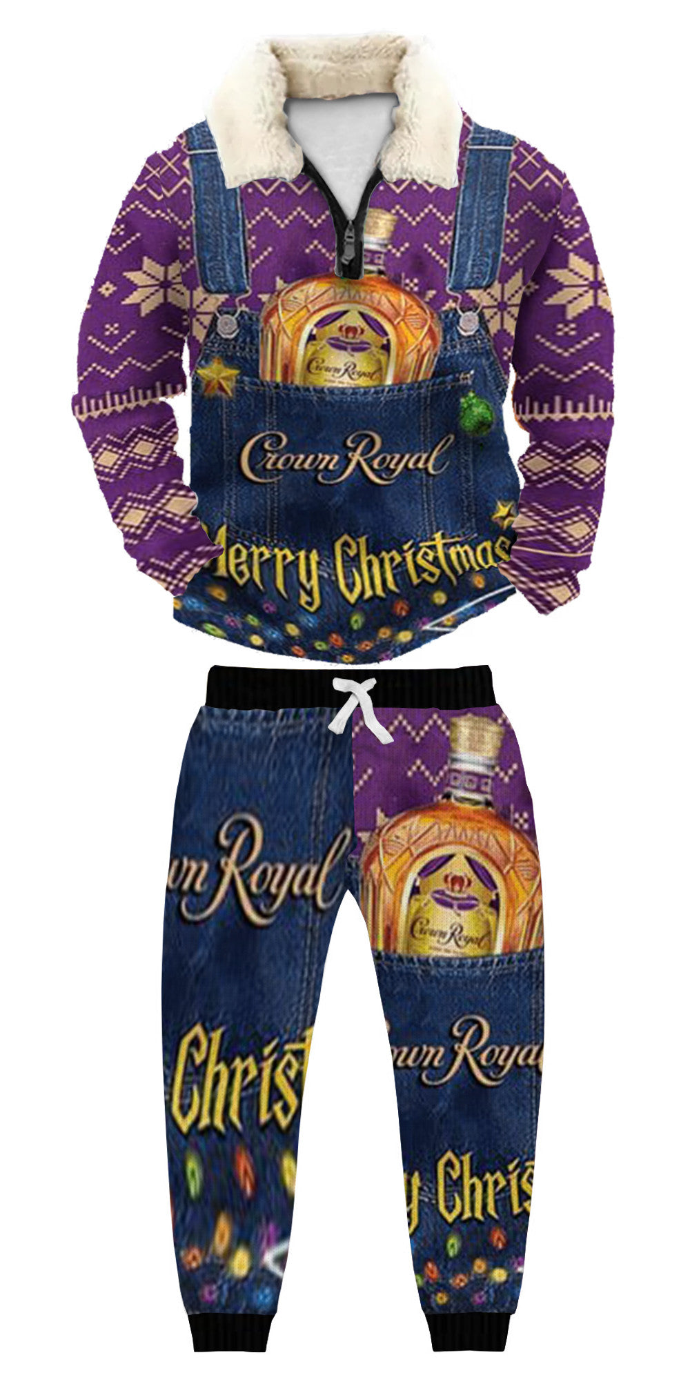 Ugly Quarter Zip Sweatshirt & Sweatpant Set af1f cb2b