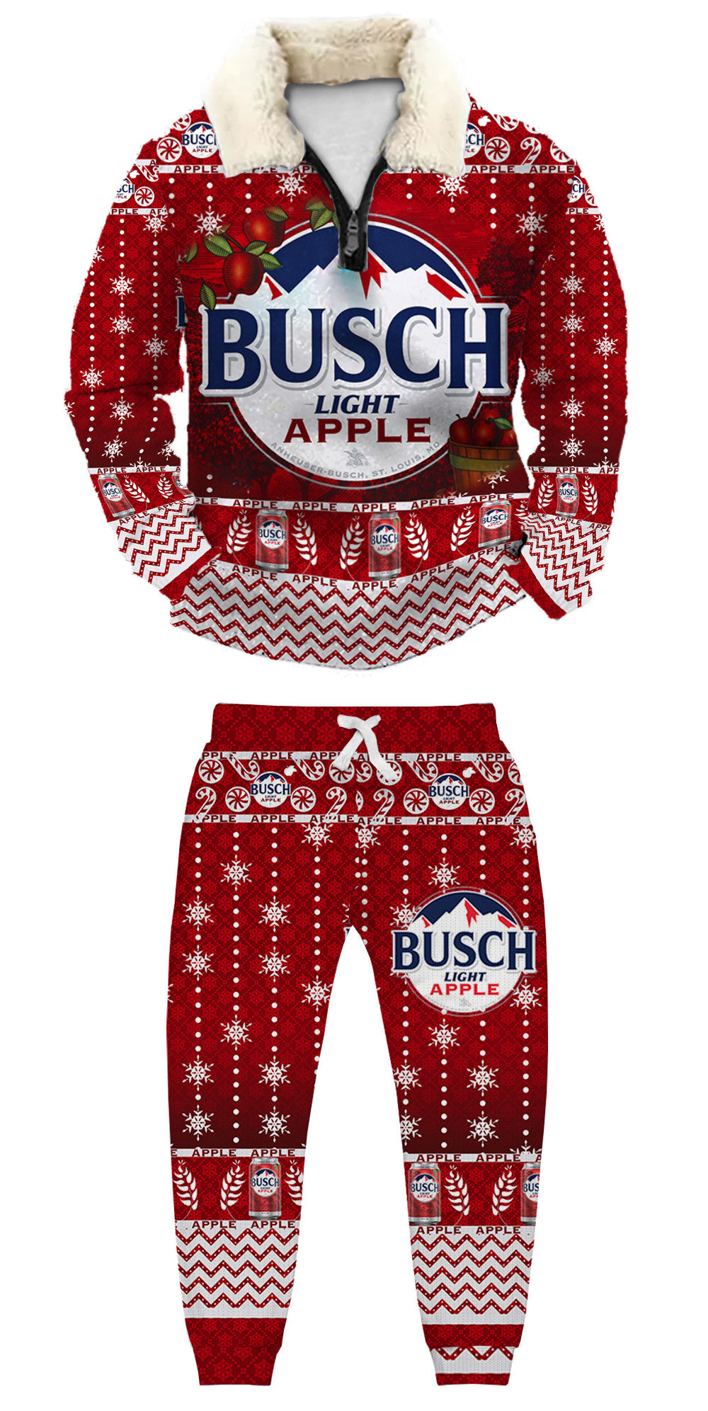 Ugly Quarter Zip Sweatshirt & Sweatpant Set 1c05