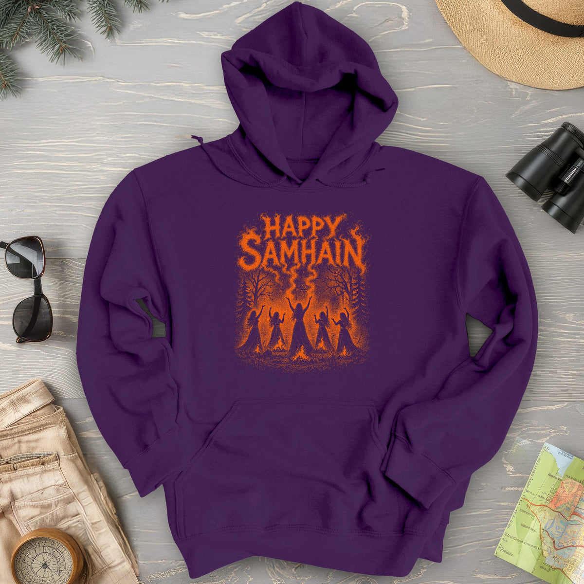 Happy Samhain Druid Hoodie