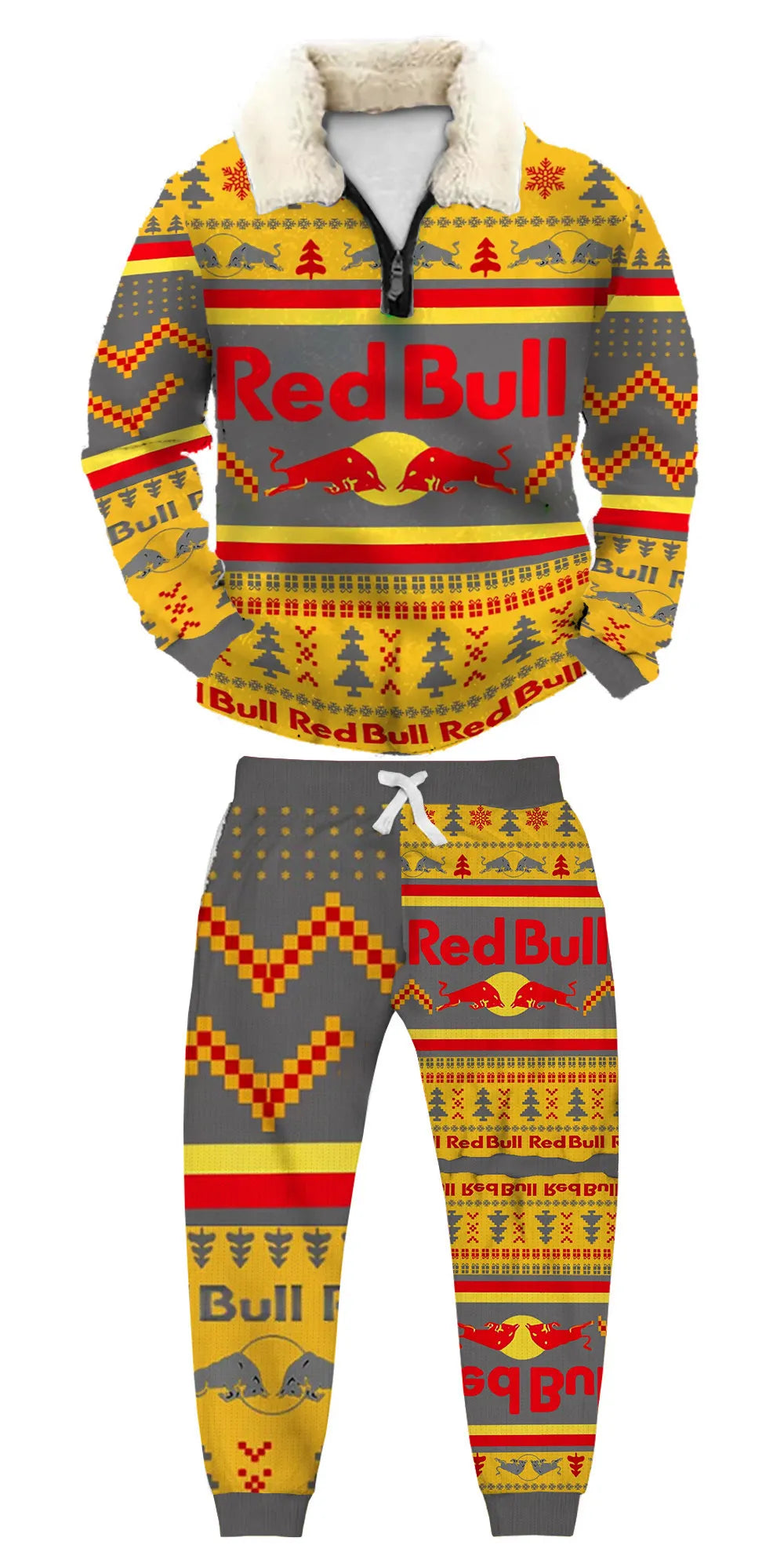 Ugly Quarter Zip Sweatshirt & Sweatpant Set 1b73