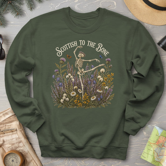 Scottish Floral Bone Sweatshirt