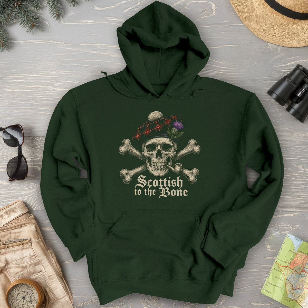 Scottish Crossbones Hoodie