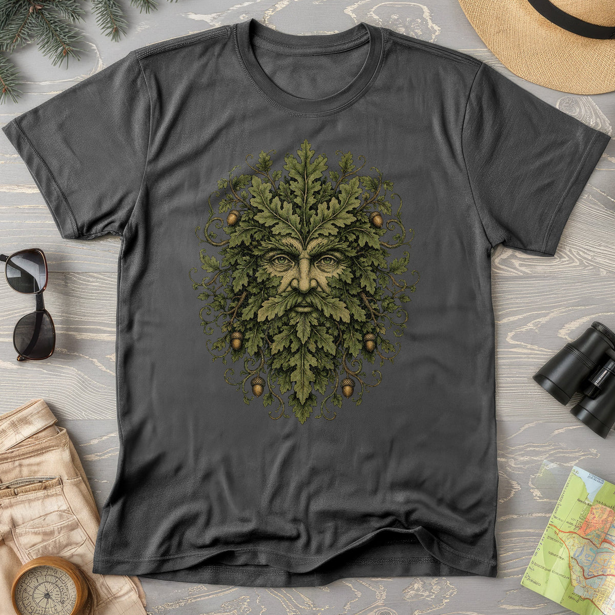 Green Man Oak T-Shirt