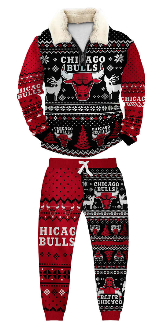 Ugly Quarter Zip Sweatshirt & Sweatpant Set 09c1