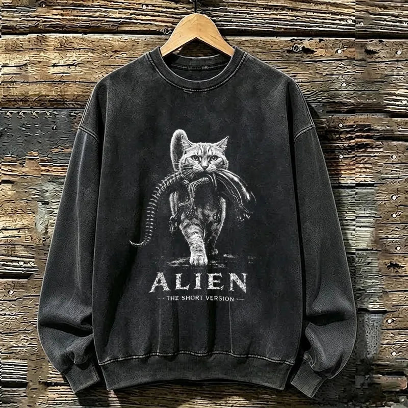 Sci-Fi Horror Parody Cat T-shirt