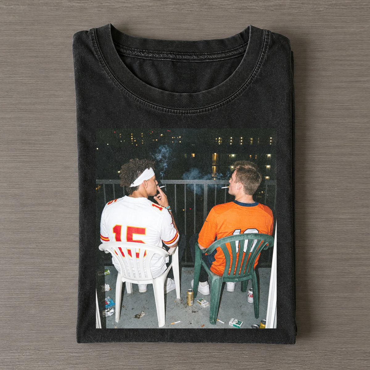 PM15 Chiefs & BN10 Broncos  Football Tee