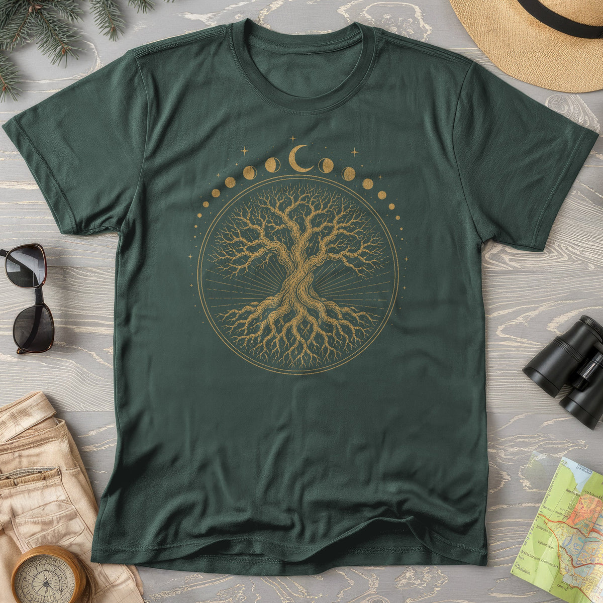 Moon Phase Tree T-Shirt