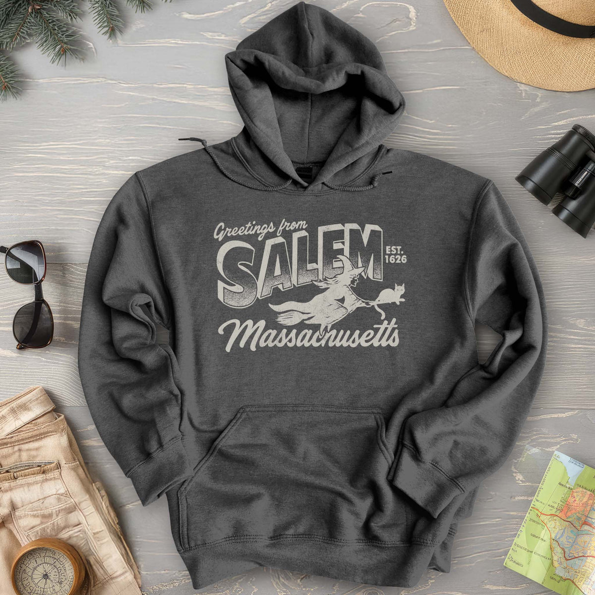 Greetings from Salem Massachusetts Hoodie