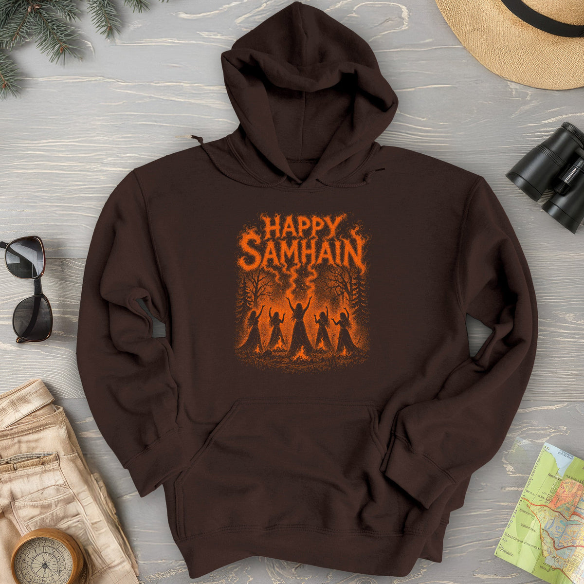 Happy Samhain Druid Hoodie