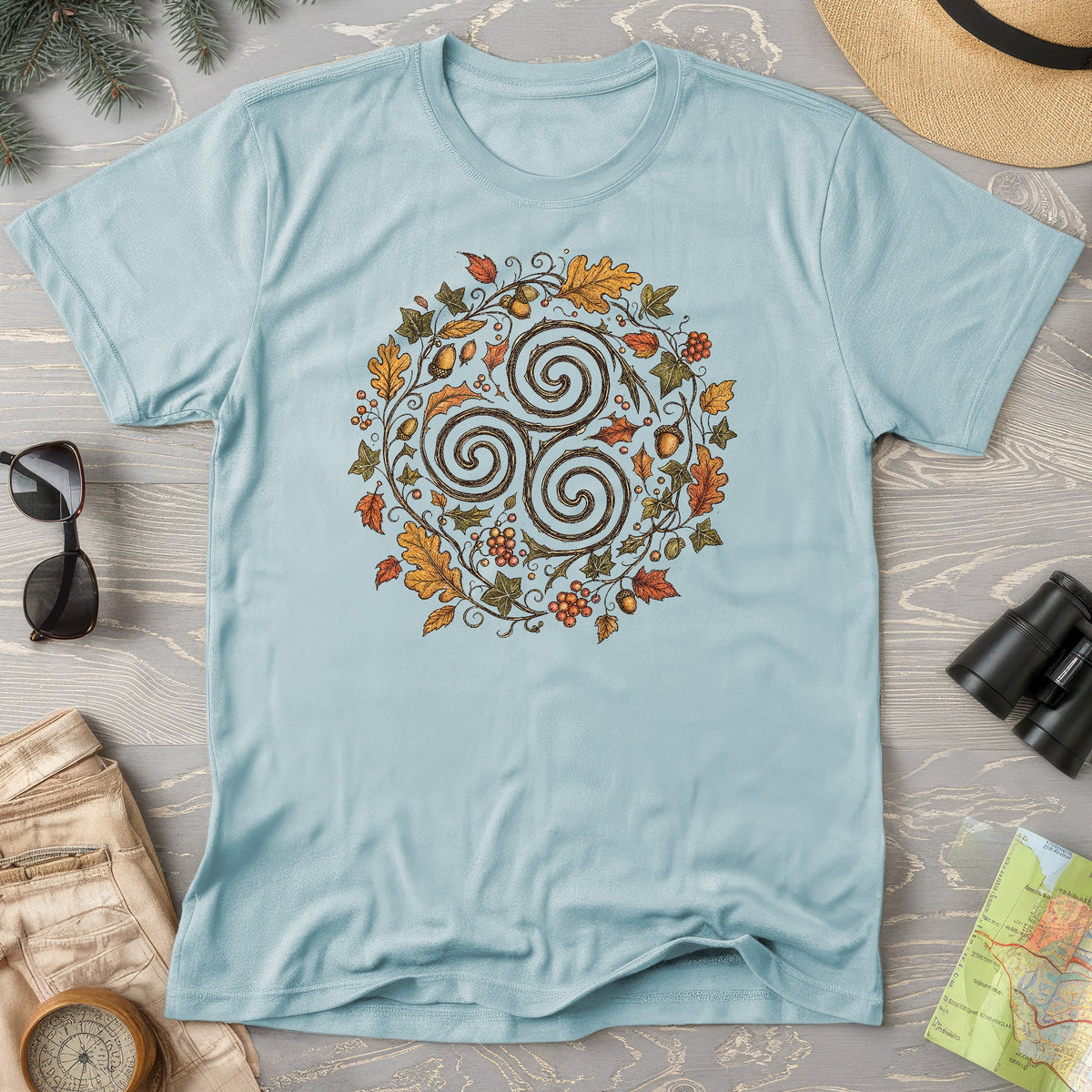 Celtic Autumn Spiral T-Shirt