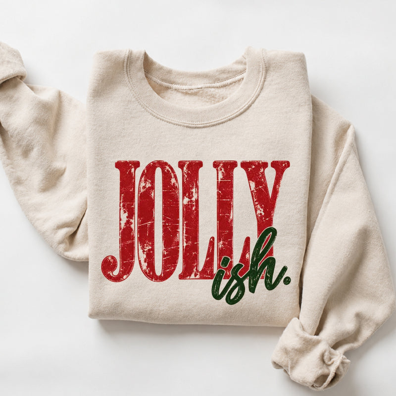 Jolly Ish Christmas Sweatshirt