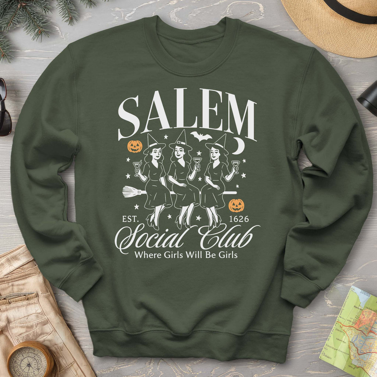 Salem Social Club Retro 50's Sweatshirt