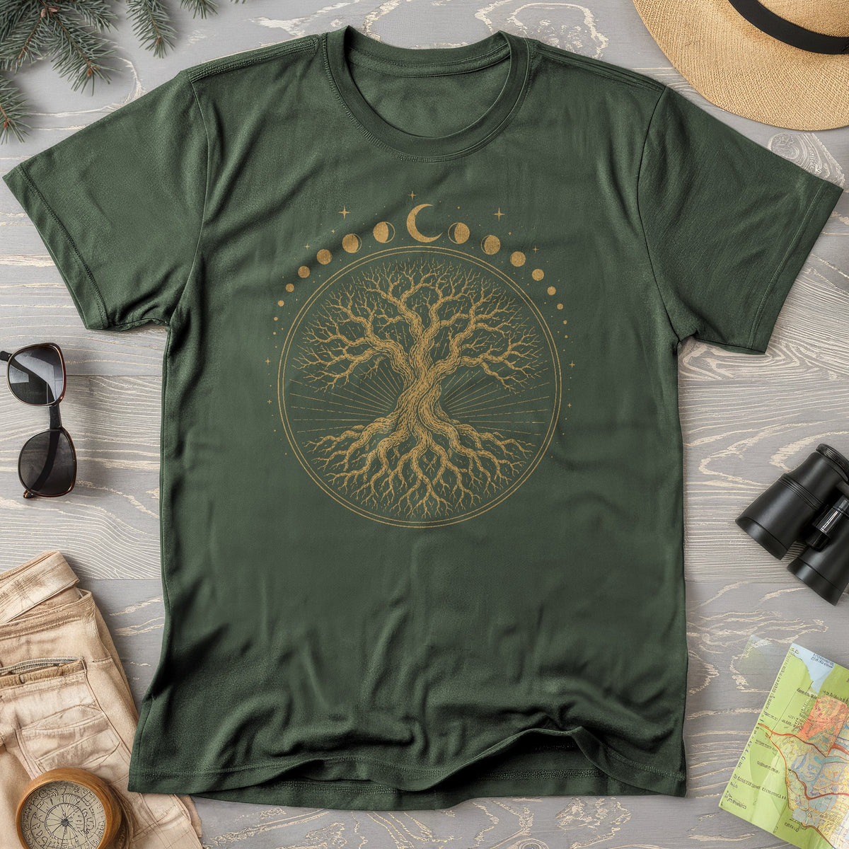 Moon Phase Tree T-Shirt