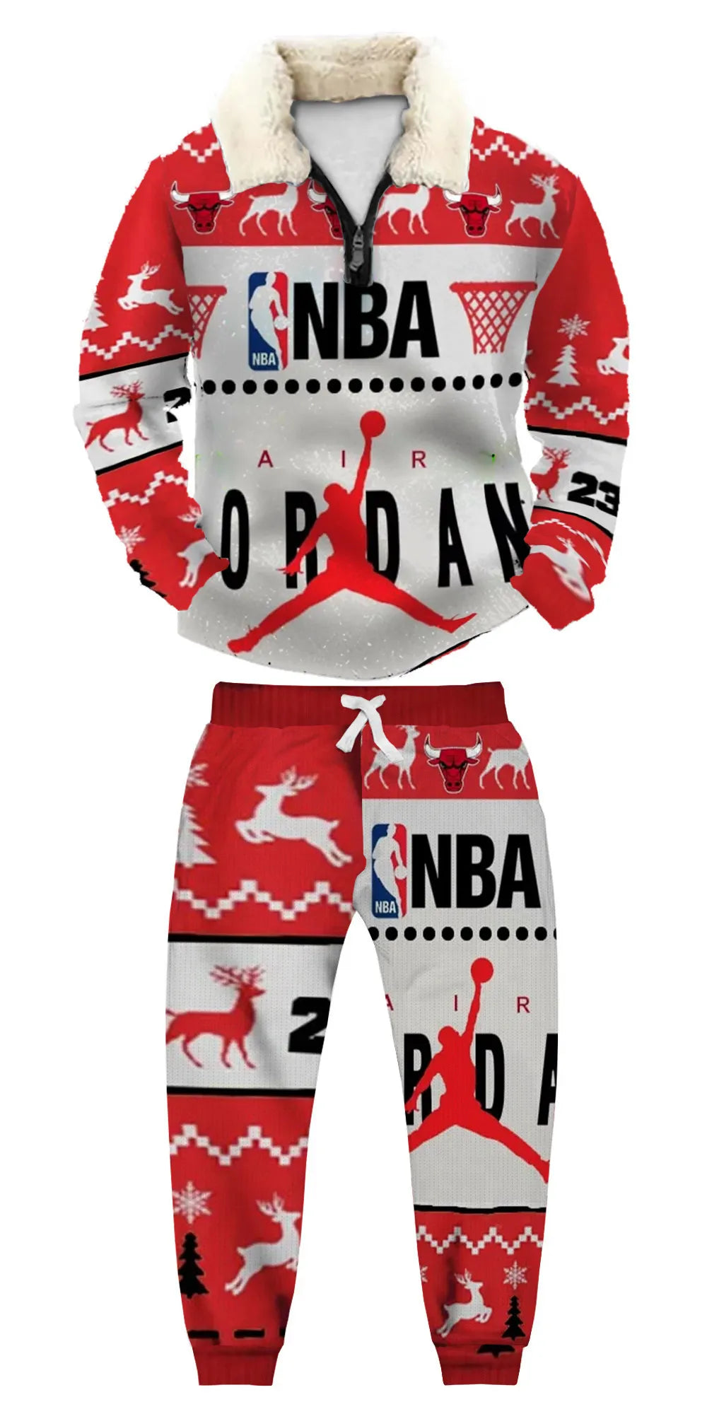 Ugly Quarter Zip Sweatshirt & Sweatpant Set 72a2