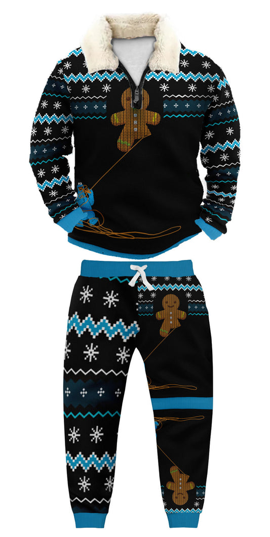 Ugly Quarter Zip Sweatshirt & Sweatpant Set aaca