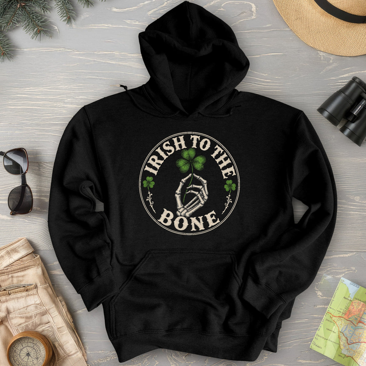 Irish Bone Hand Hoodie