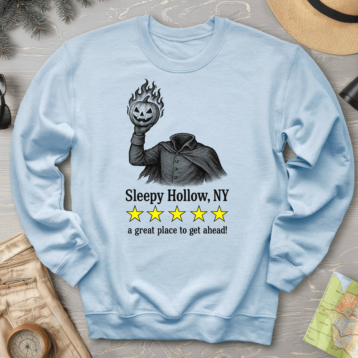Sleepy Hollow NY "5 Star Review" Sweatshirt