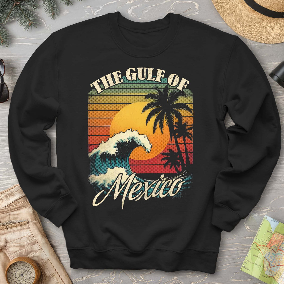 Gulf of Mexico "Retro Wave" Sweatshirt