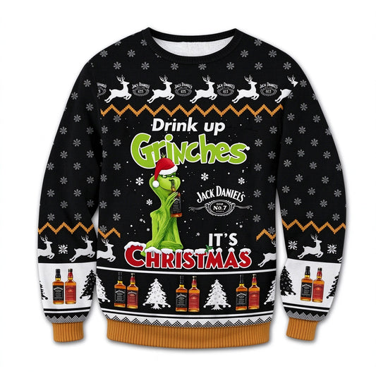 Christmas Gift Jack Daniels Victoria Ugly 3D Sweater