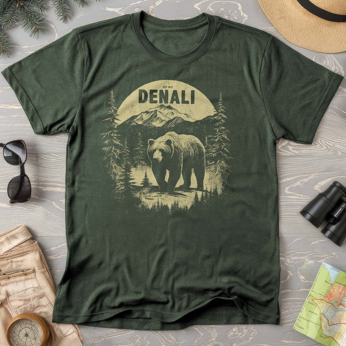 Denali National Park "Grizzly Bear" T-Shirt