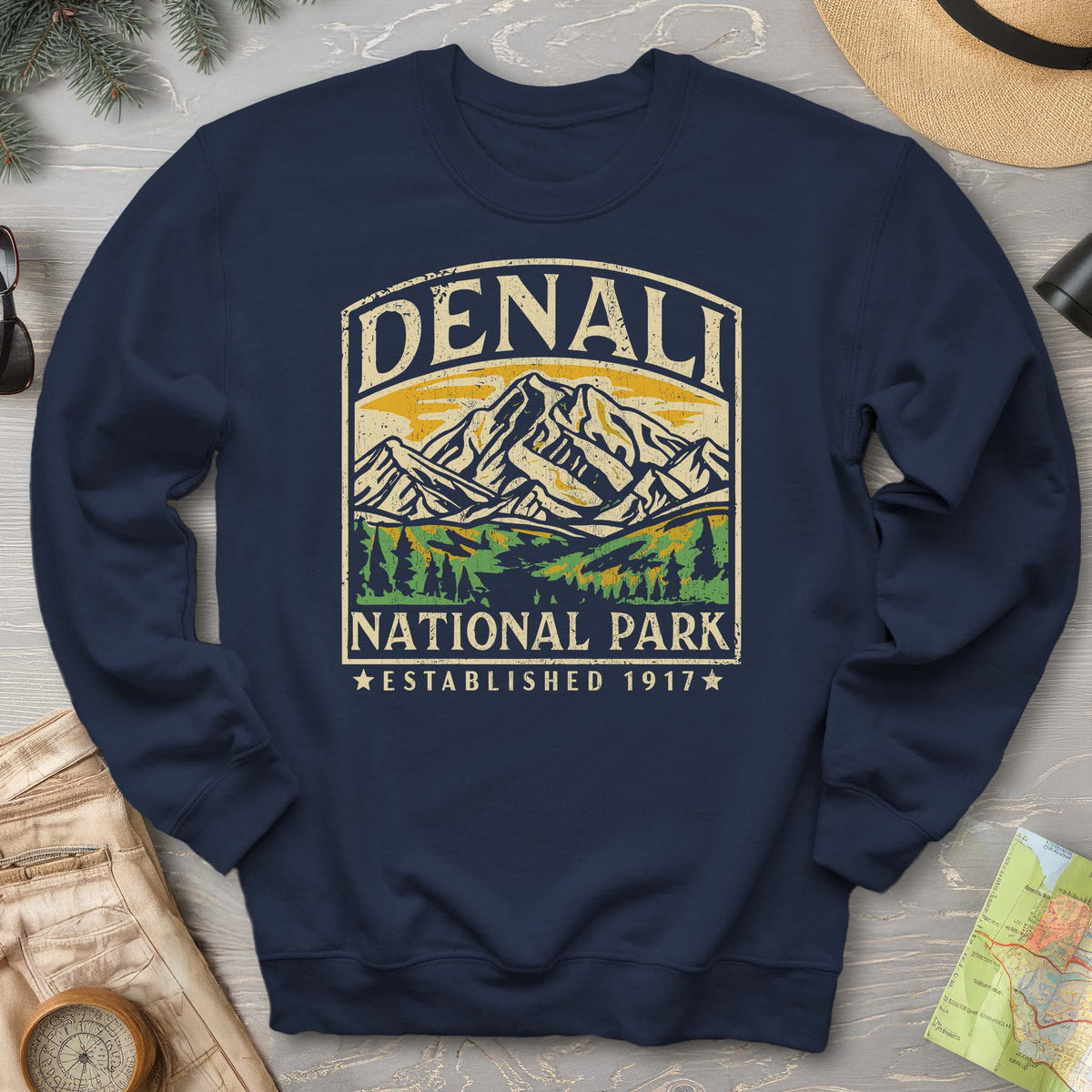 Denali National Park Vintage Sweatshirt