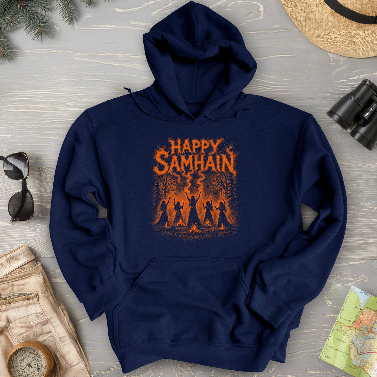 Happy Samhain Druid Hoodie