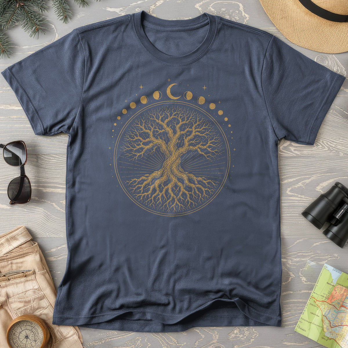 Moon Phase Tree T-Shirt