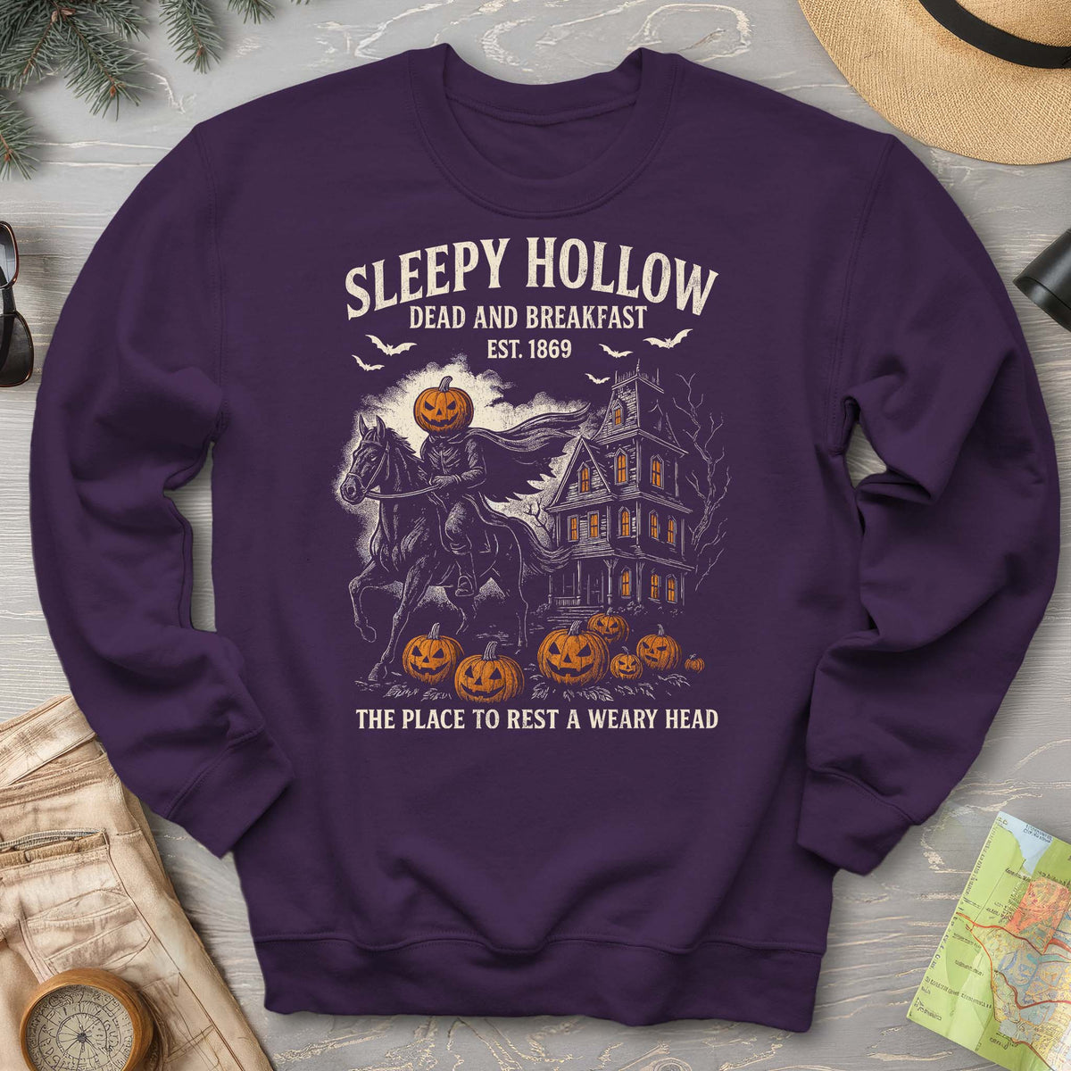 Sleepy Hollow Dead and Breakfast Sweatshirt