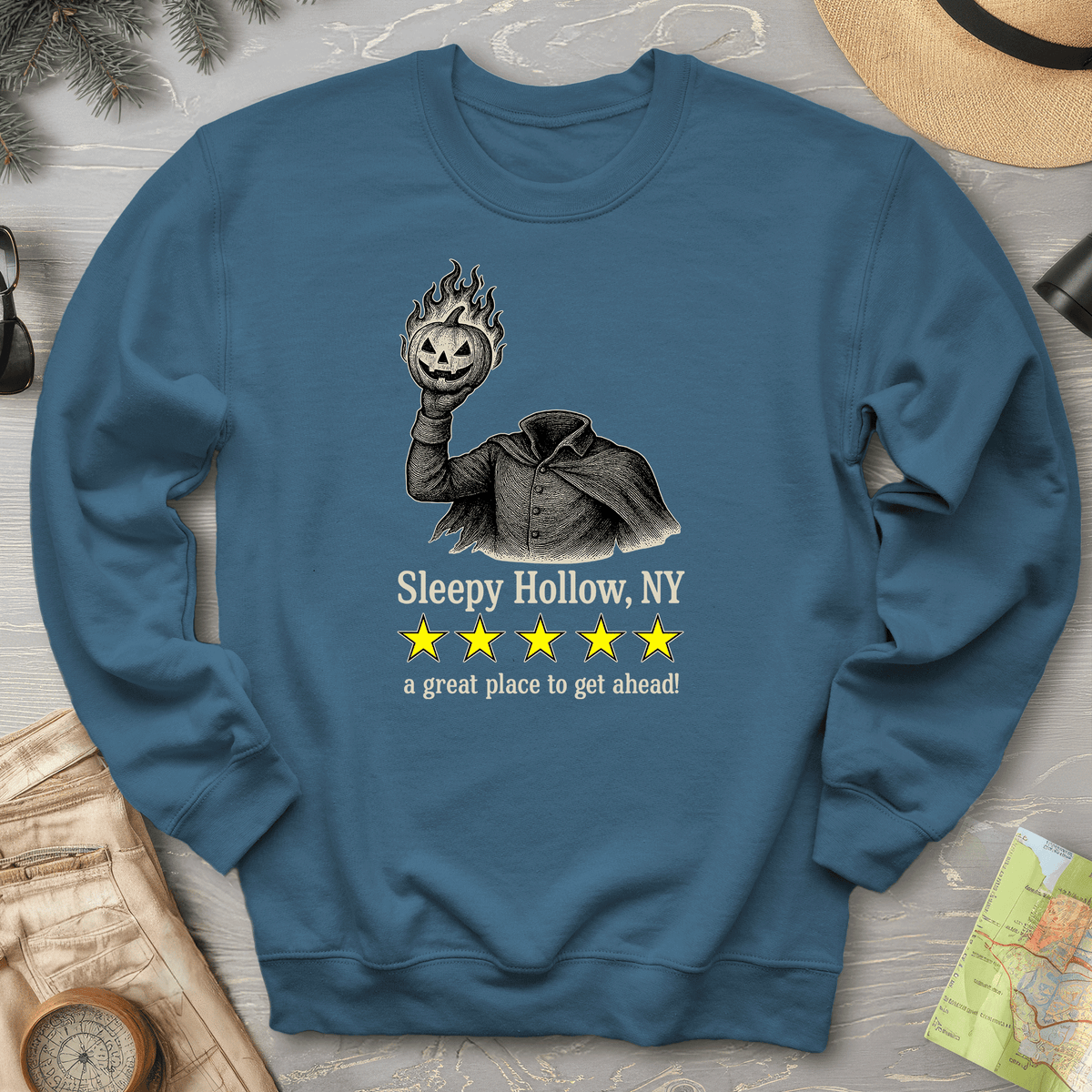 Sleepy Hollow NY "5 Star Review" Sweatshirt