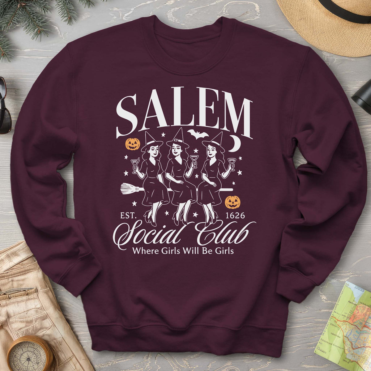 Salem Social Club Retro 50's Sweatshirt