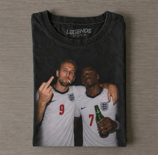 HK & Saka England 2026 Vintage Tee