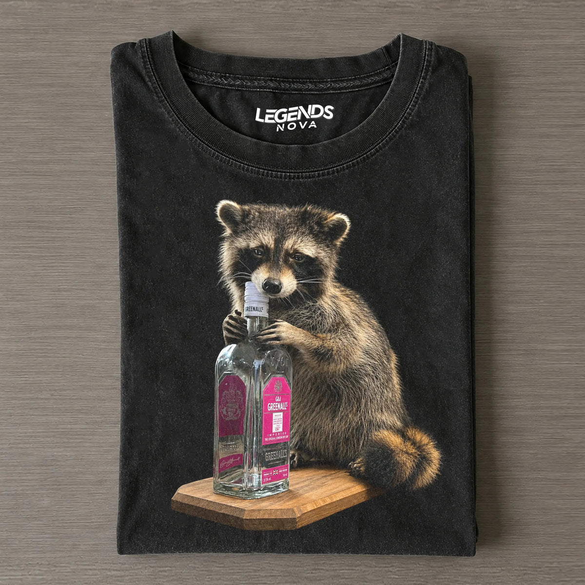 EH & Whiskey Raccoon H-MT-F Tee