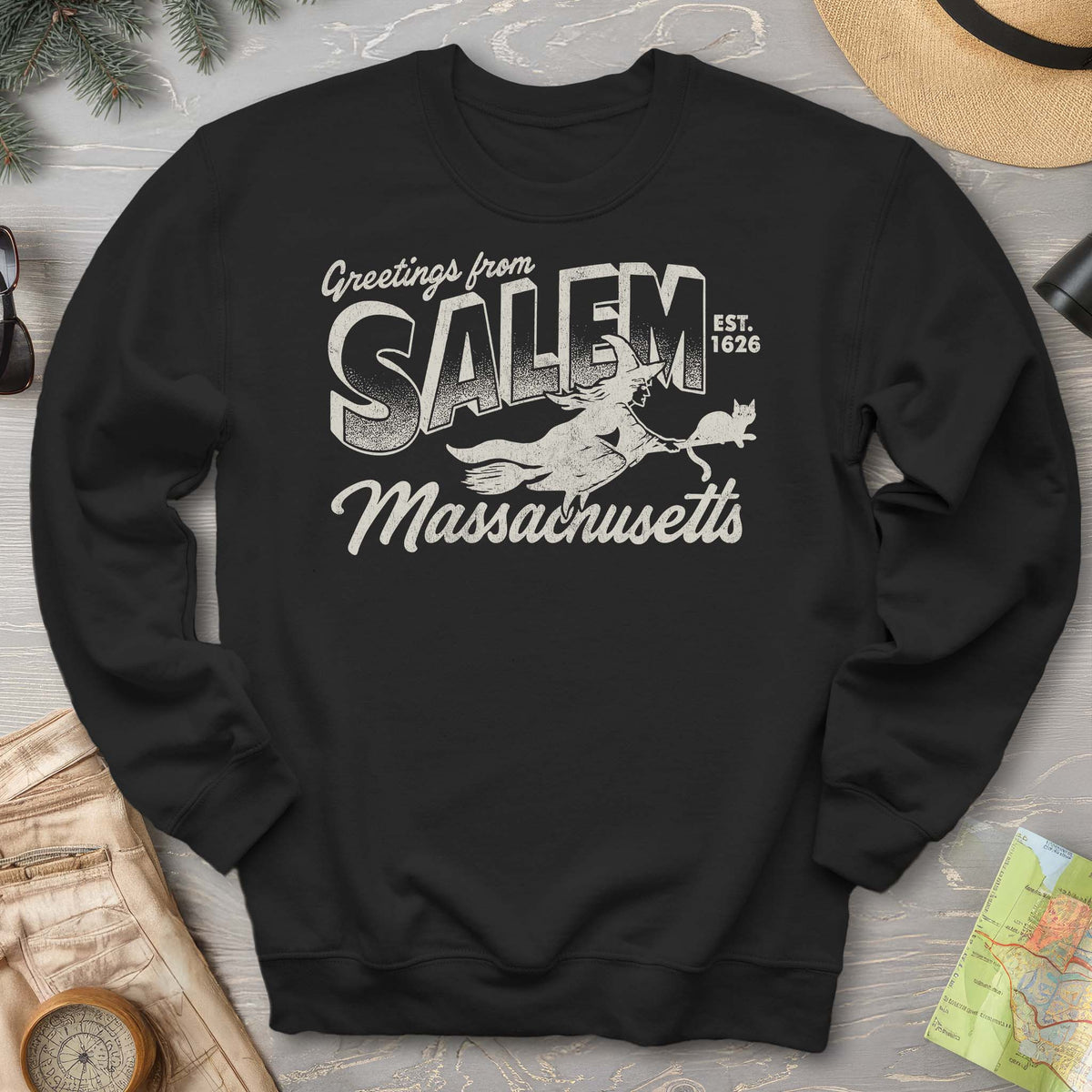 Greetings from Salem Massachusetts Sweatshirt
