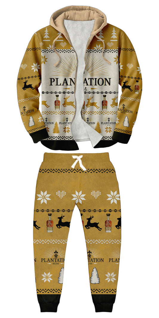Ugly Zip Hoodie & Sweatpant Set 6234j 658c83