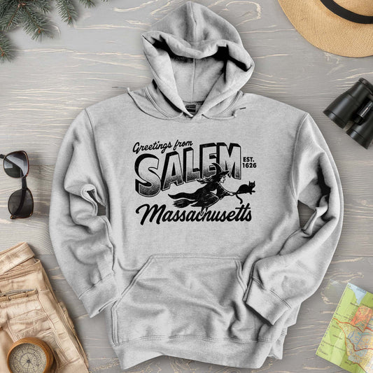Greetings from Salem Massachusetts Hoodie
