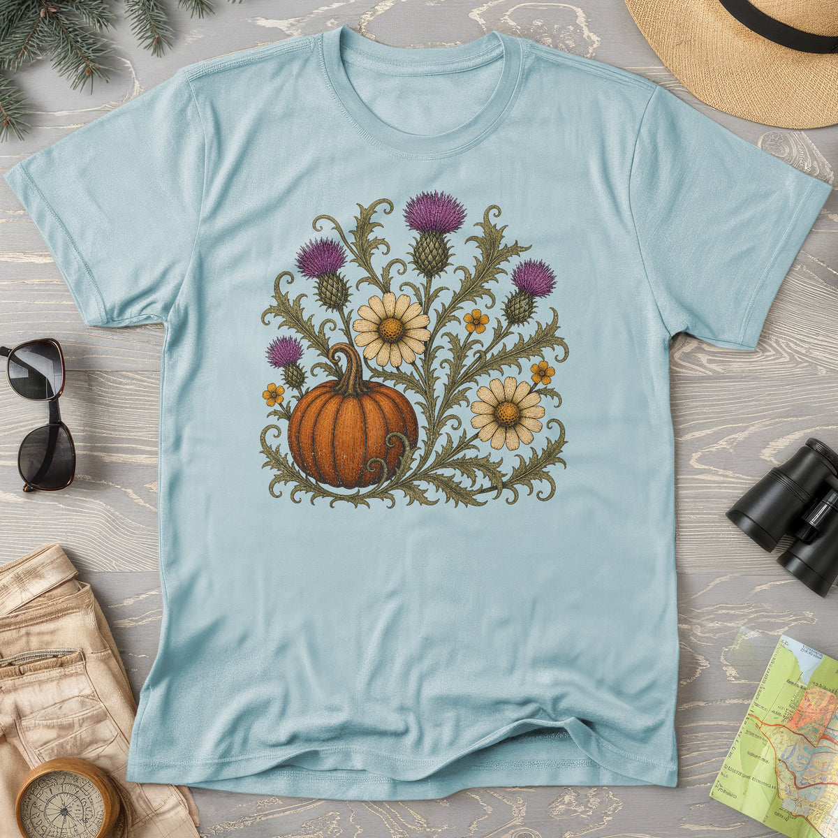 Pumpkin Thistles T-Shirt