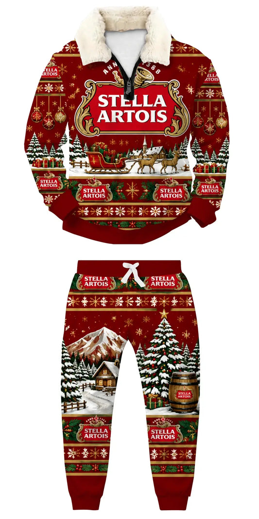 Belgian Ugly Quarter Zip Sweatshirt & Sweatpant Set