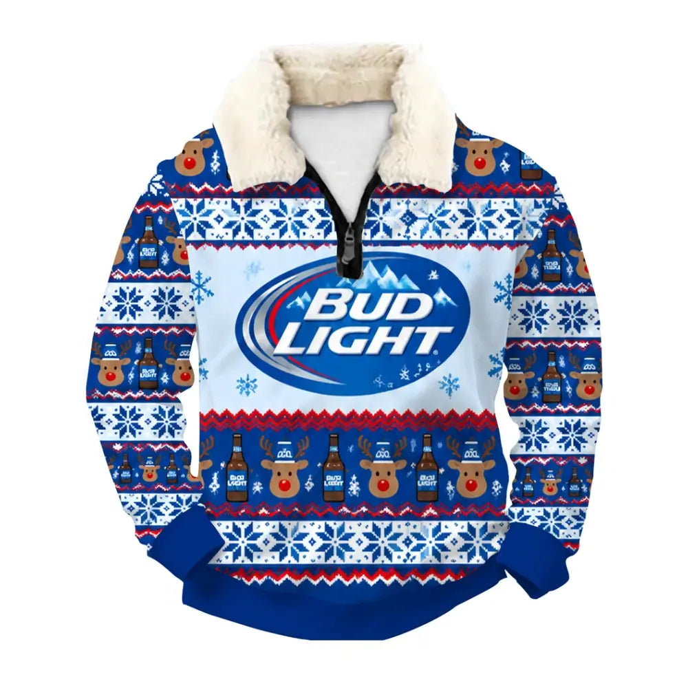 Blue Cheers Ugly Quarter Zip Sweatshirt & Sweatpant Set
