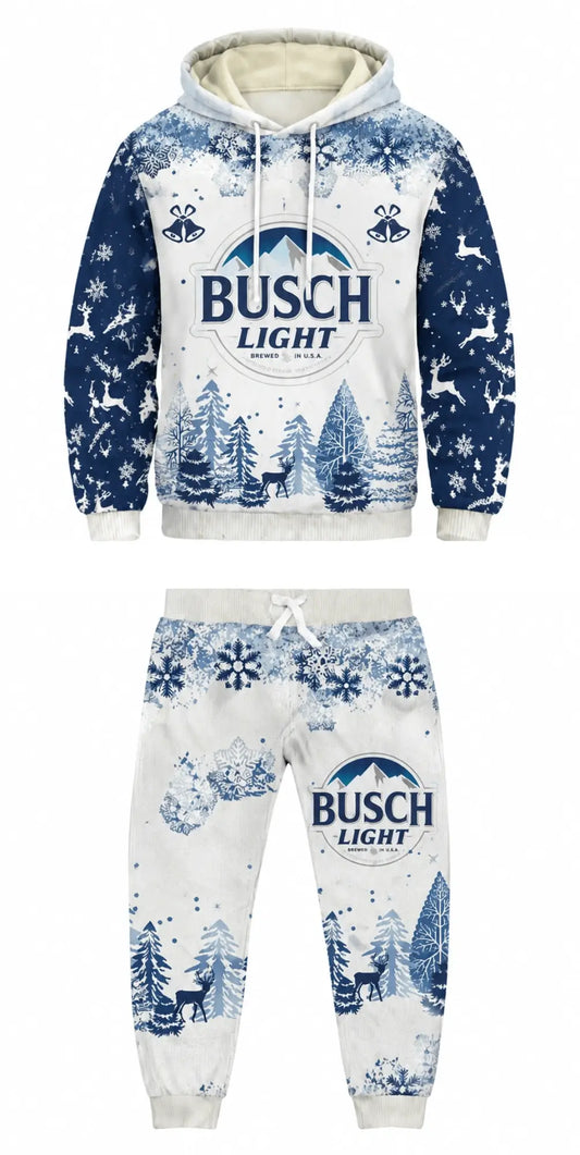 Blue Lager Ugly Pullover Hoodie & Sweatpant Set