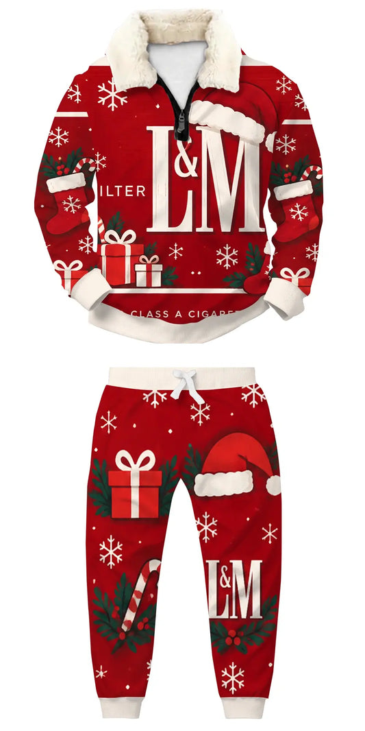 Bring On Chaos Ugly Quarter Zip Sweatshirt & Sweatpant Set