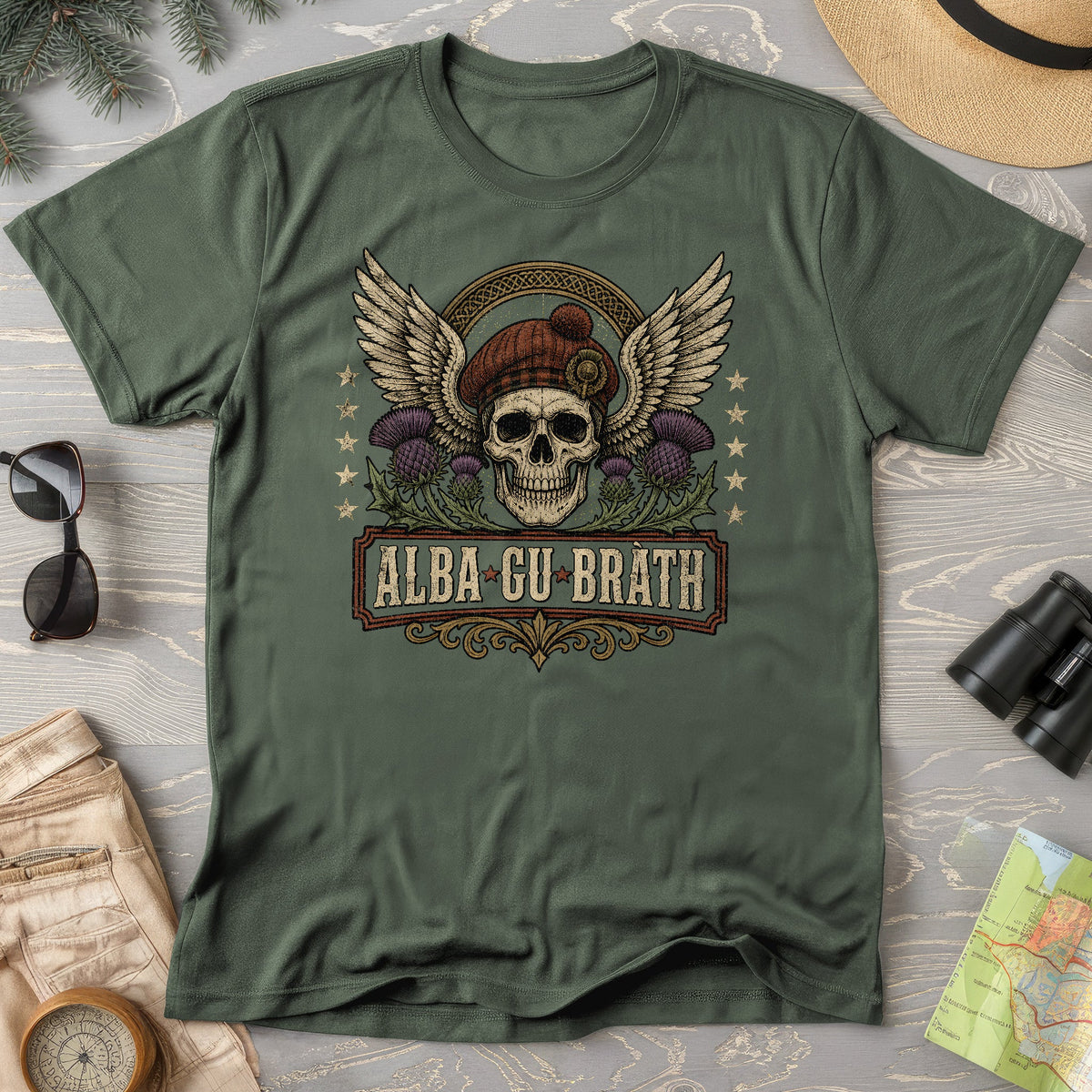 Alba Skull Thistle T-Shirt
