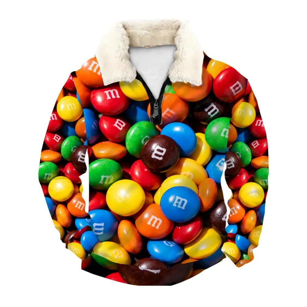 Candy Rush Ugly Quarter Zip Sweatshirt & Sweatpant Set