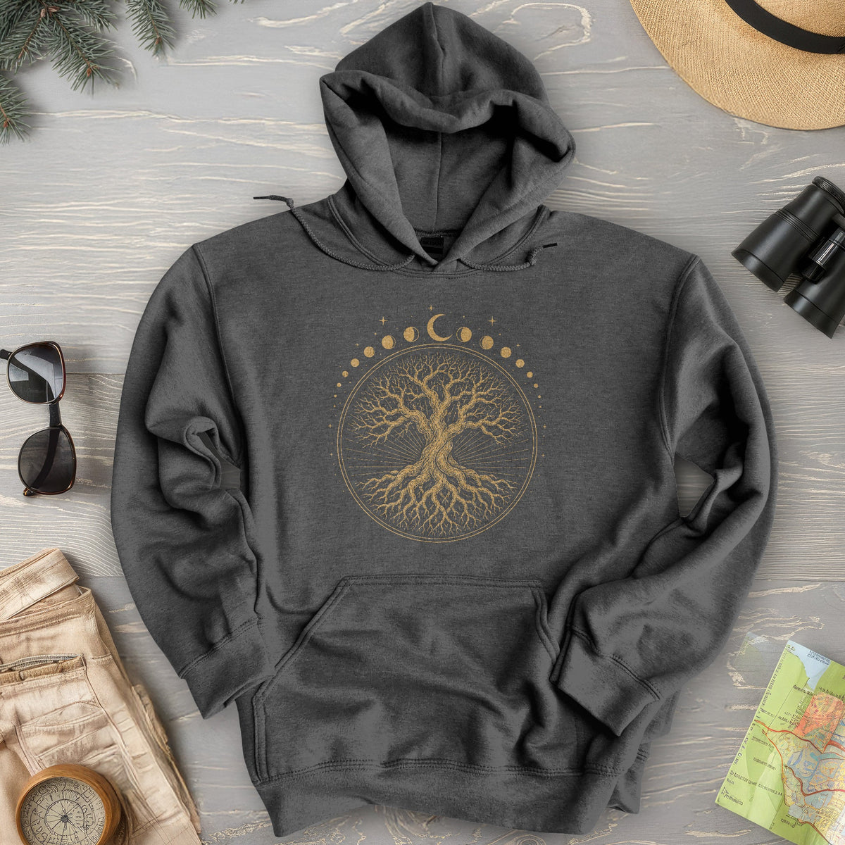 Moon Phase Tree Hoodie