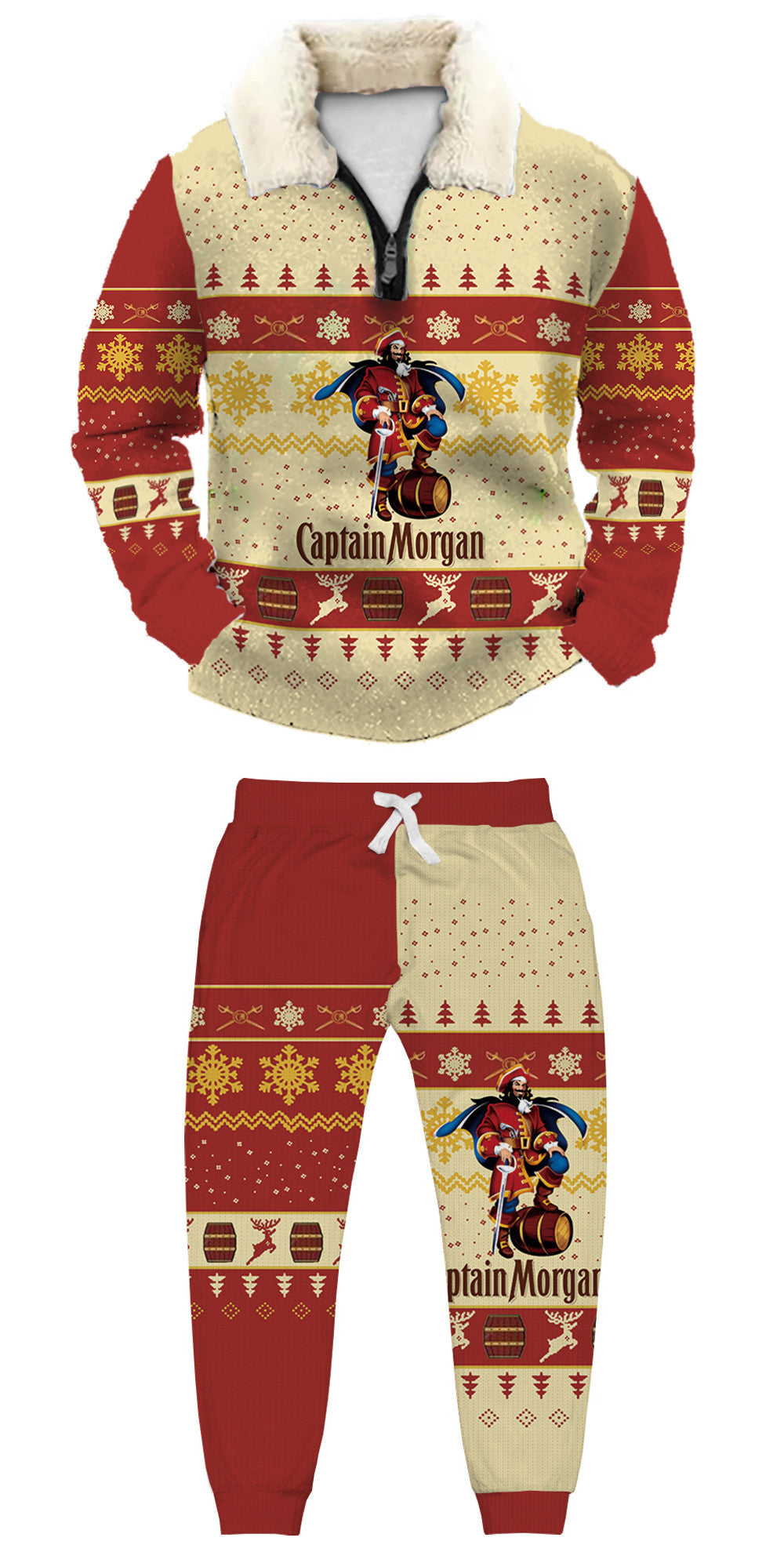 Ugly Quarter Zip Sweatshirt & Sweatpant Set 0bca 8736a0