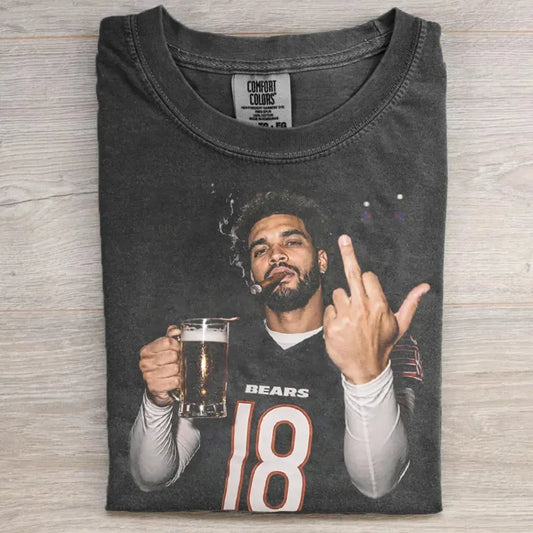 Retro Chicago Football Graphic T-shirt