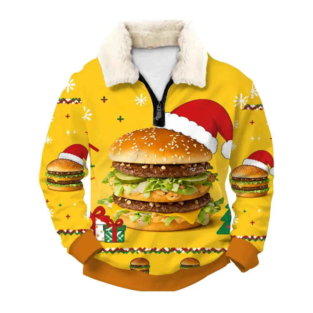 Chaotic Good Times Ugly Quarter Zip Sweatshirt & Sweatpant Set