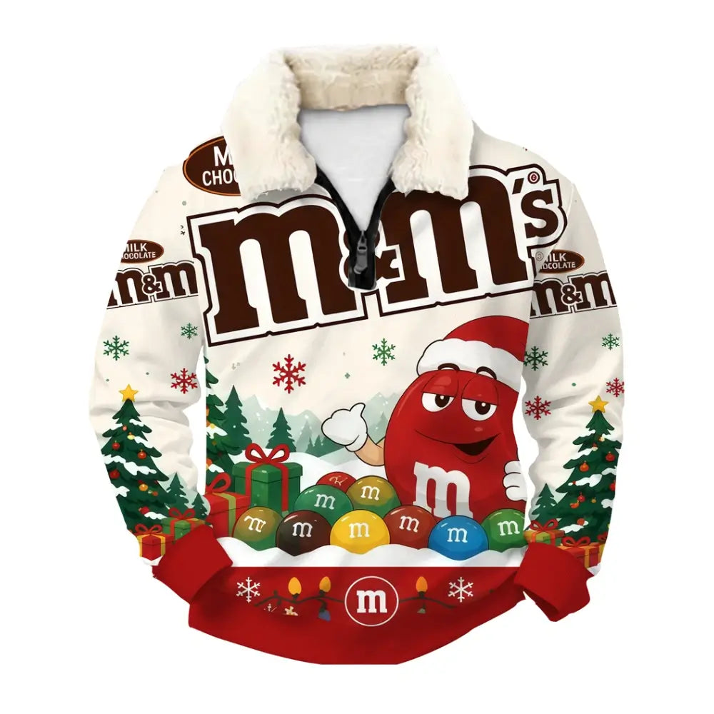 Chocolate Ugly Quarter Zip Sweatshirt & Sweatpant Set
